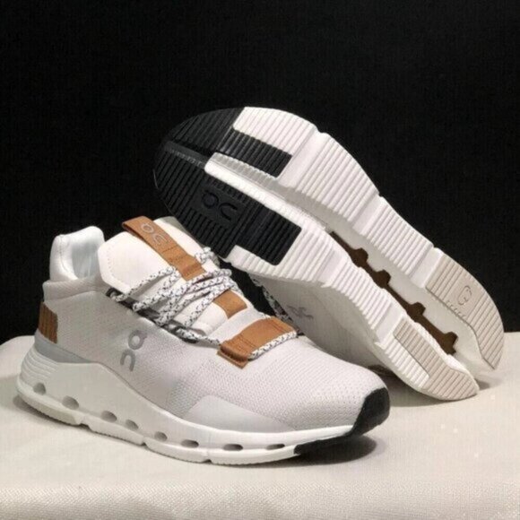 ON Running Cloudnova Women Shoes White Pearl - Picture 3 of 7